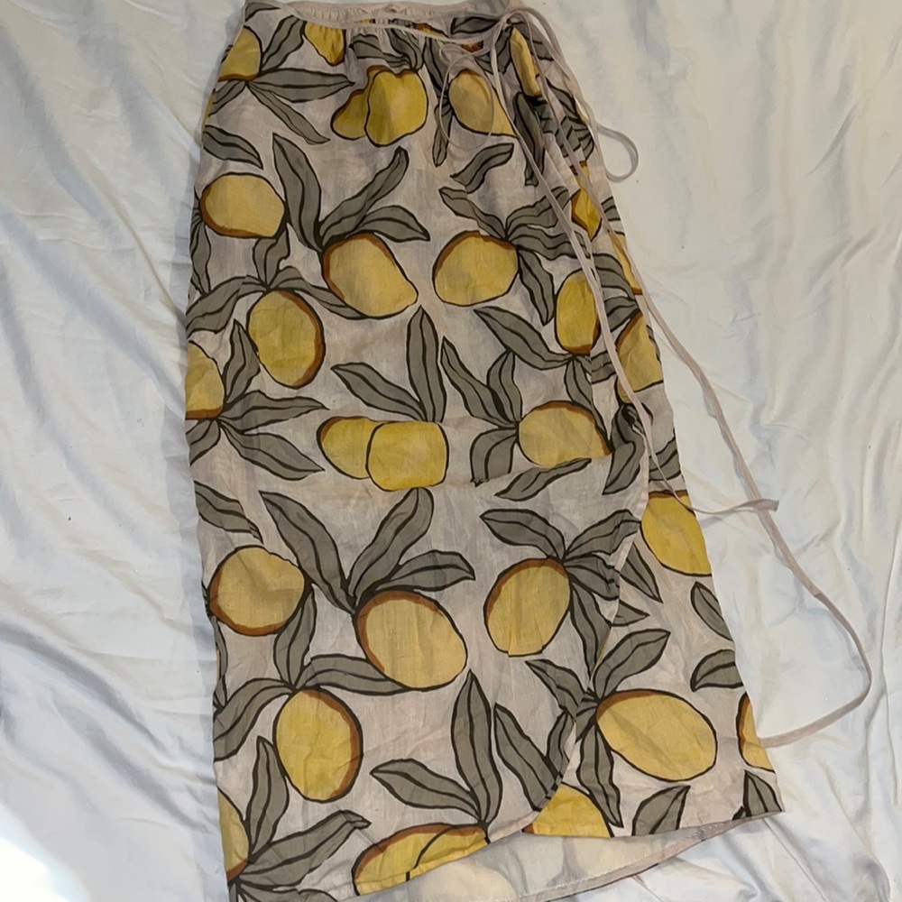 Rebecca Taylor LEMON TREE TULIP WRAP SKIRT